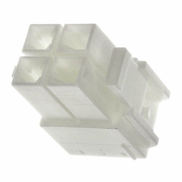 CONN PLUG HSG 4POS 6.20MM