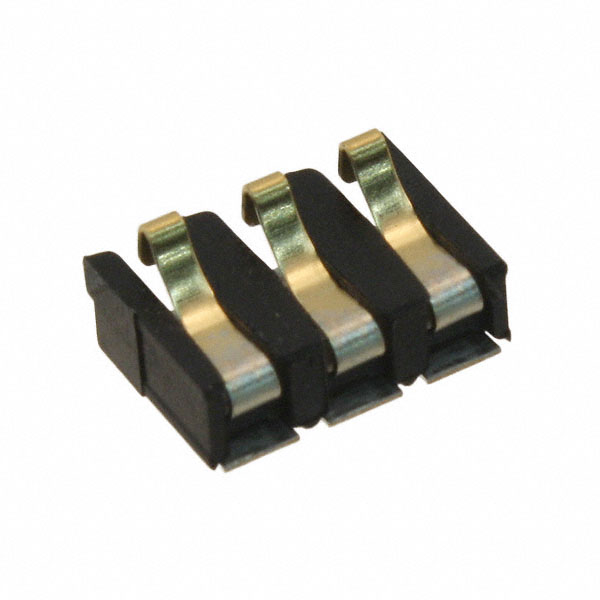 CONN SPRING BATTERY 3POS SMD