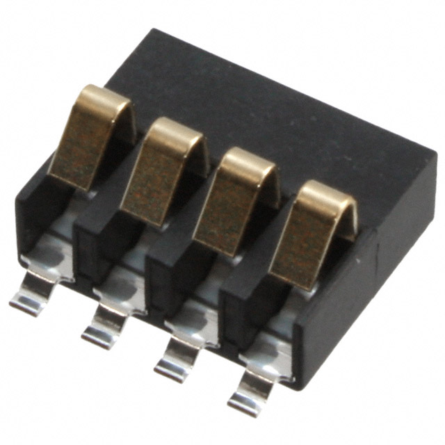 CONN SPRING BATTERY 4POS SMD