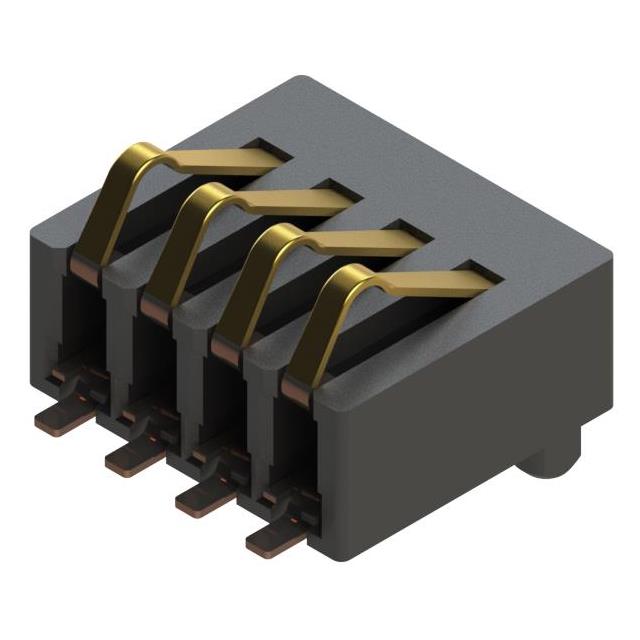 4 POS BATTERY 1.27MM PITCH