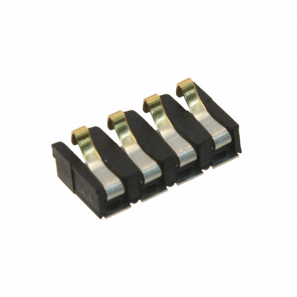 CONN SPRING BATTERY 4POS SMD