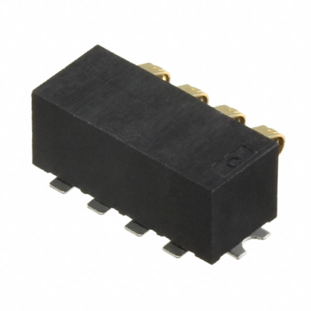 CONN SPRING BATTERY 4POS R/A SMD