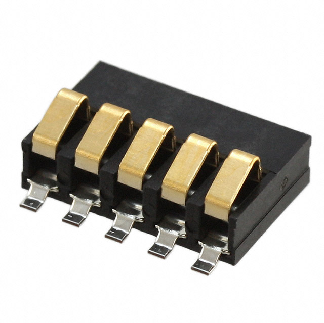 CONN SPRING BATTERY 5POS SMD