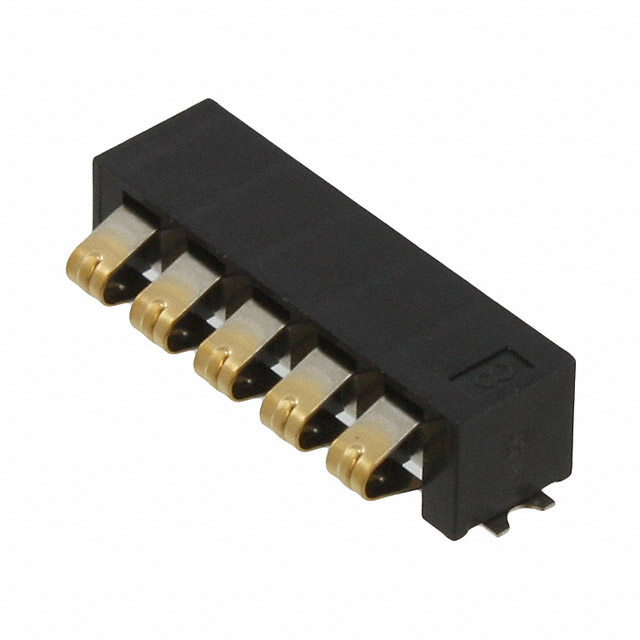 CONN SPRING BATTERY 5POS R/A SMD