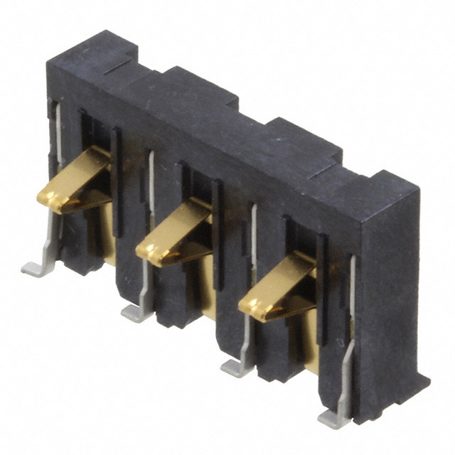 CONN SPRING BATTERY 3POS SMD