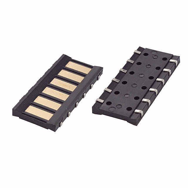 CONN SPRING MOD FEMALE 6POS SMD