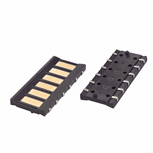 CONN SPRING MOD FEMALE 6POS SMD