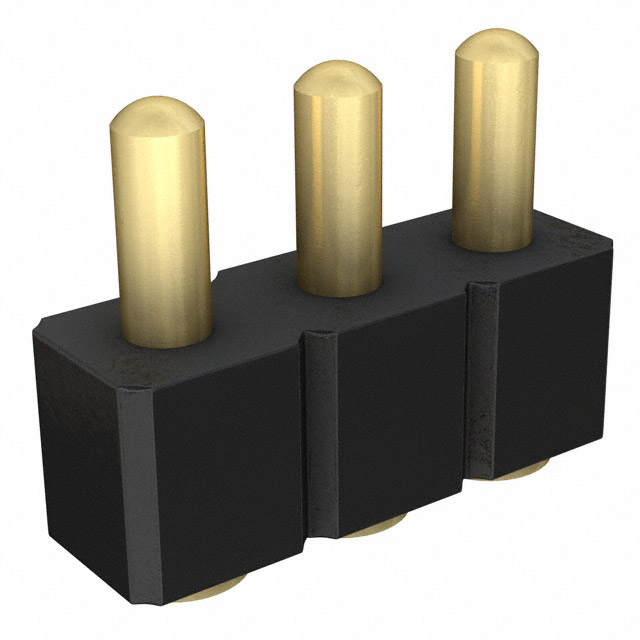 CONN SPRING PISTON 3POS SMD