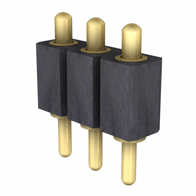 CONN SPRING PISTON 3POS PCB