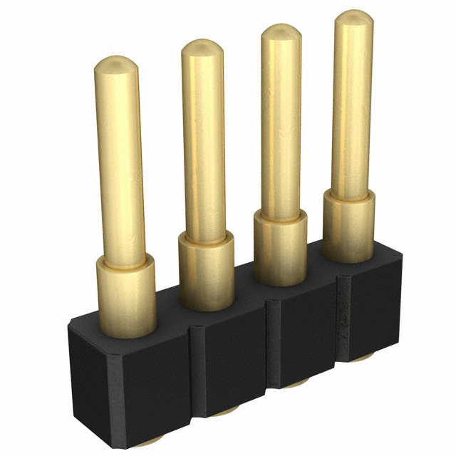 CONN SPRING PISTON 4POS SMD