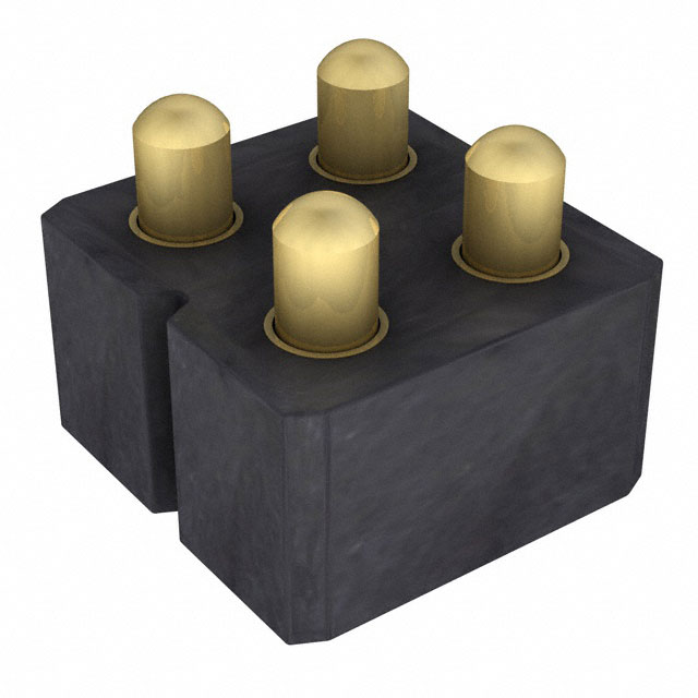 CONN SPRING PISTON 4POS SMD
