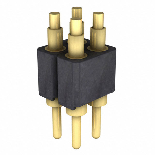 CONN SPRING PISTON 4POS PCB