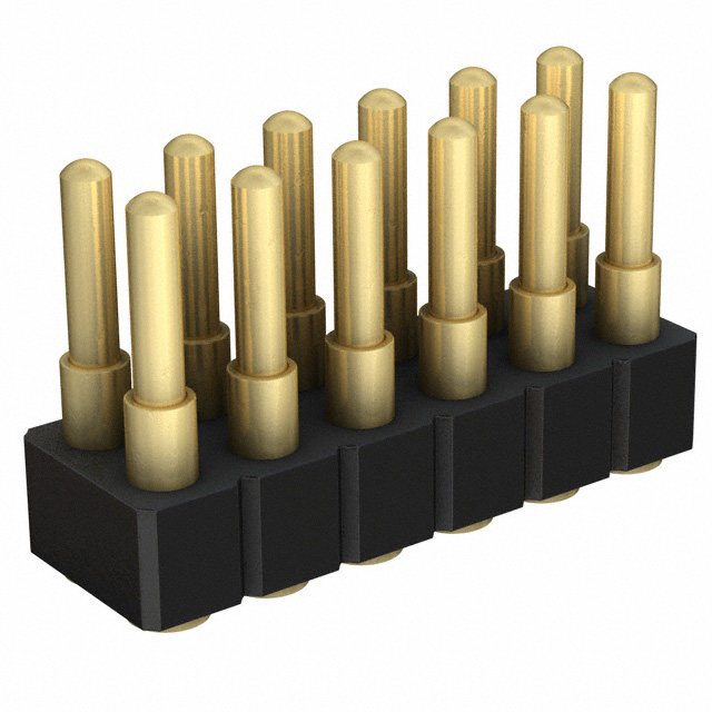 CONN SPRING PISTON 12POS SMD