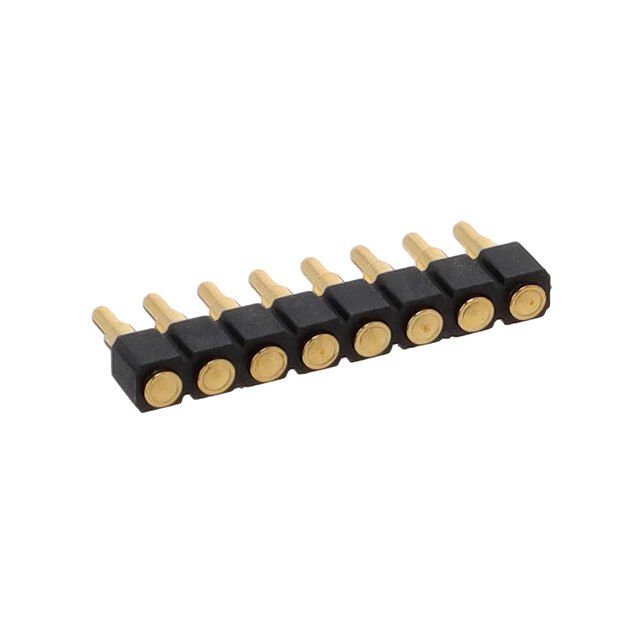CONN SPRING PISTON 8POS SMD