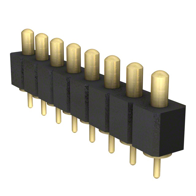 CONN SPRING PISTON 8POS PCB