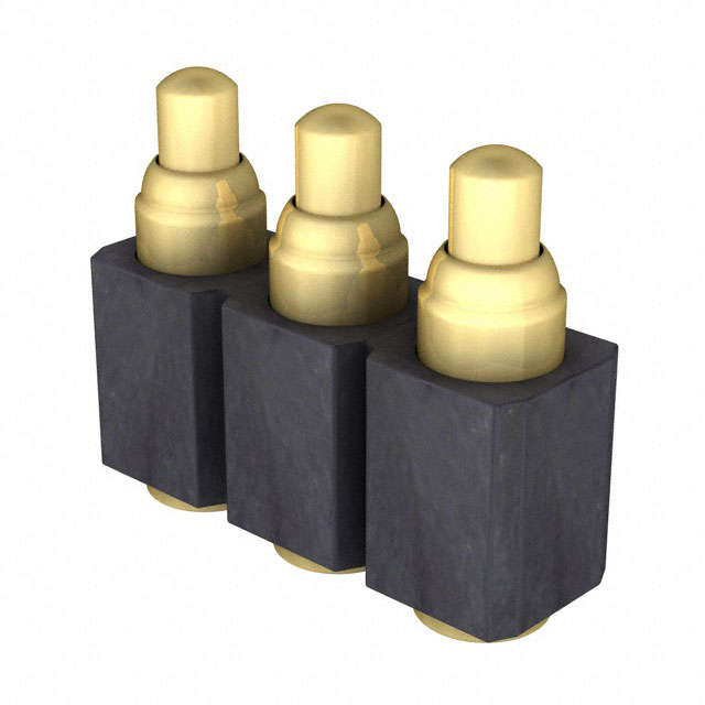 CONN SPRING PISTON 3POS SMD