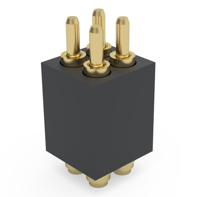 .050" PITCH DOUBLE ROW, SPRING-L