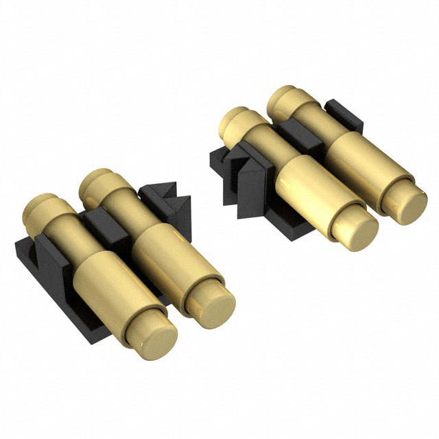 CONN SPRING TARGET 9POS R/A SMD