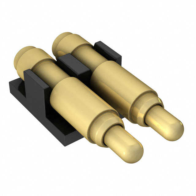 CONN SPRING PISTON 2POS R/A SMD