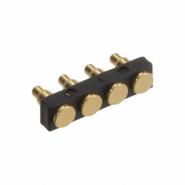 CONN SPRING PISTON 4POS SMD