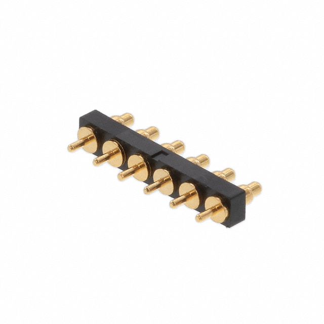 CONN SPRING PISTON 6POS PCB
