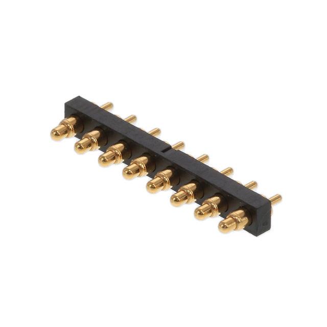 CONN SPRING PISTON 8POS PCB