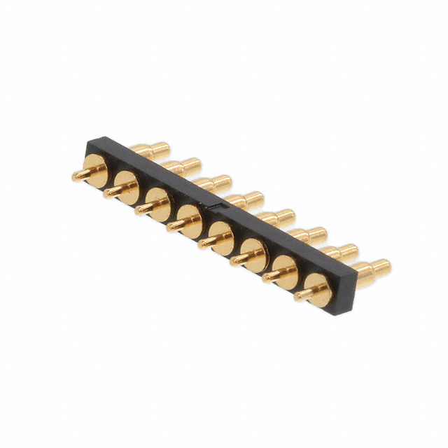 CONN SPRING PISTON 8POS PCB