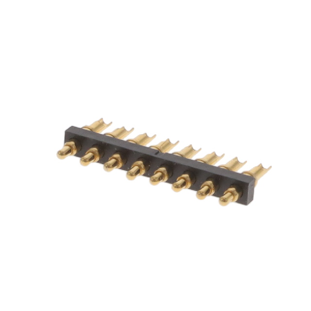 CONN SPRING PISTON 8POS SLD PCB