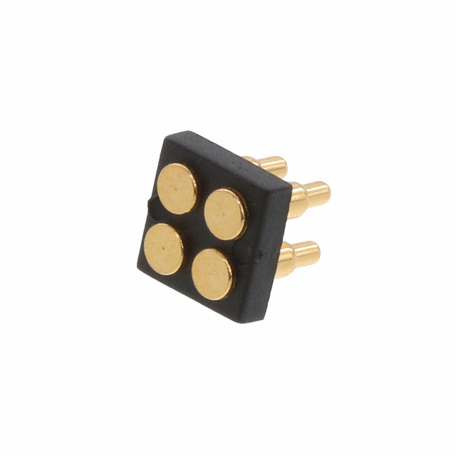 CONN SPRING PISTON 4POS SMD