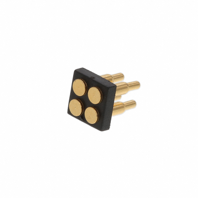 CONN SPRING PISTON 4POS SMD