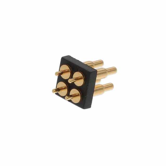 CONN SPRING PISTON 4POS PCB