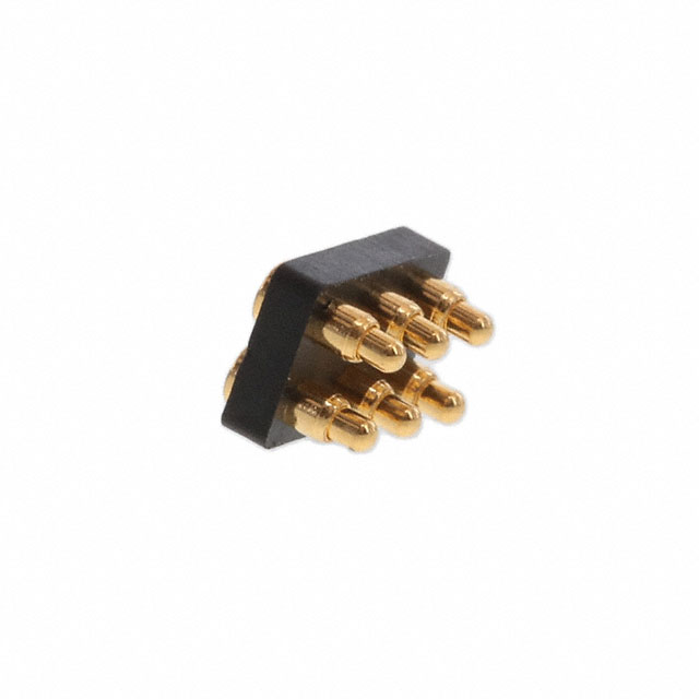 CONN SPRING PISTON 6POS SMD