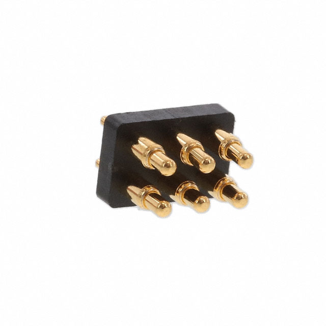 CONN SPRING PISTON 6POS PCB