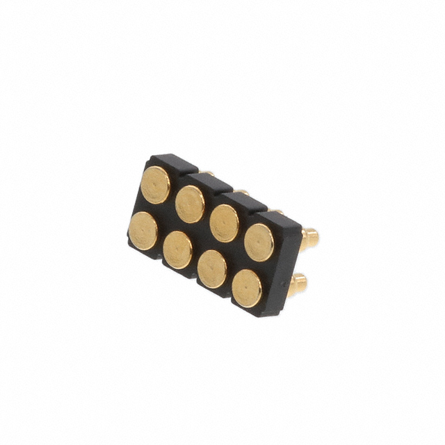 CONN SPRING PISTON 8POS SMD