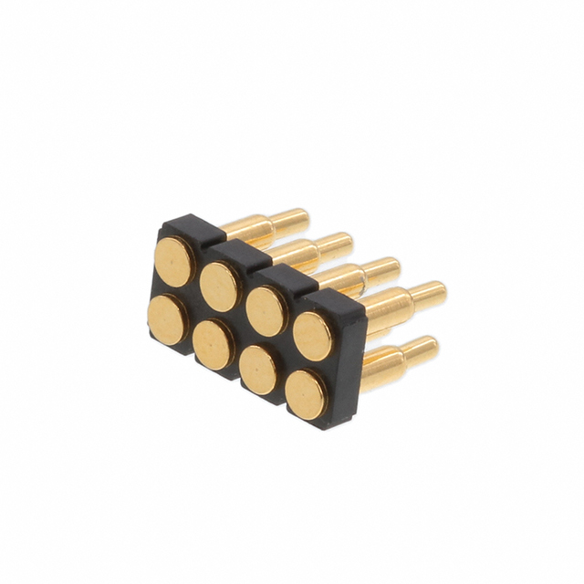 CONN SPRING PISTON 8POS SMD
