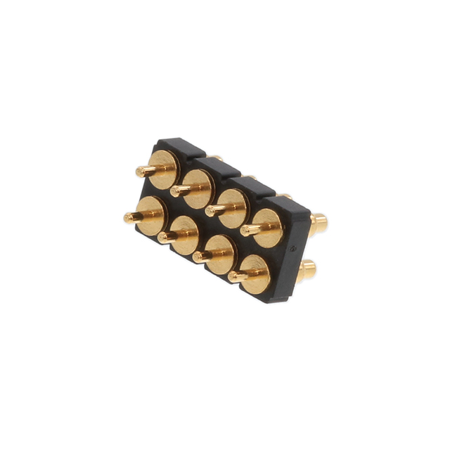 CONN SPRING PISTON 8POS PCB