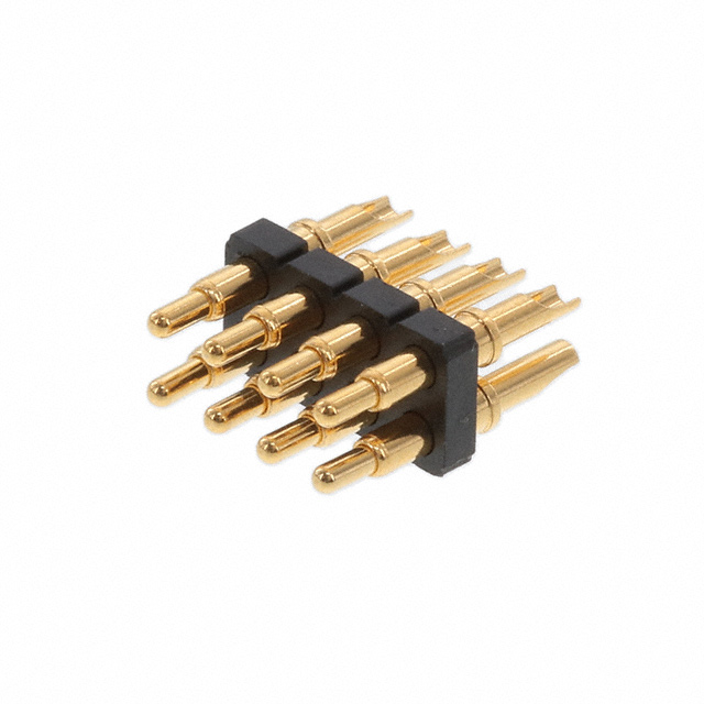 CONN SPRING PISTON 8POS SLD PCB