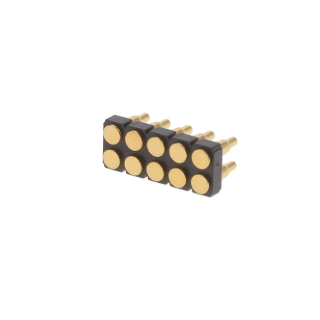 CONN SPRING PISTON 10POS SMD