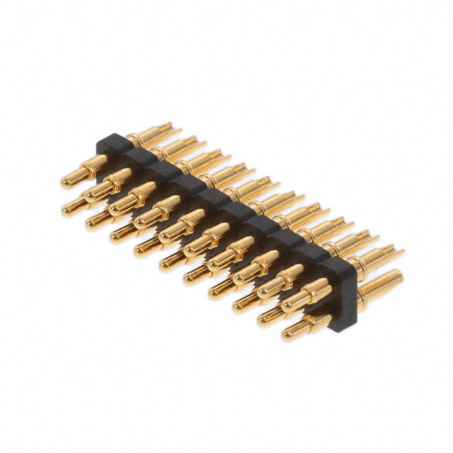 CONN SPRING PISTON 20POS SLD PCB