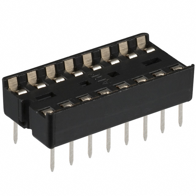 CONN IC DIP SOCKET 16POS GOLD