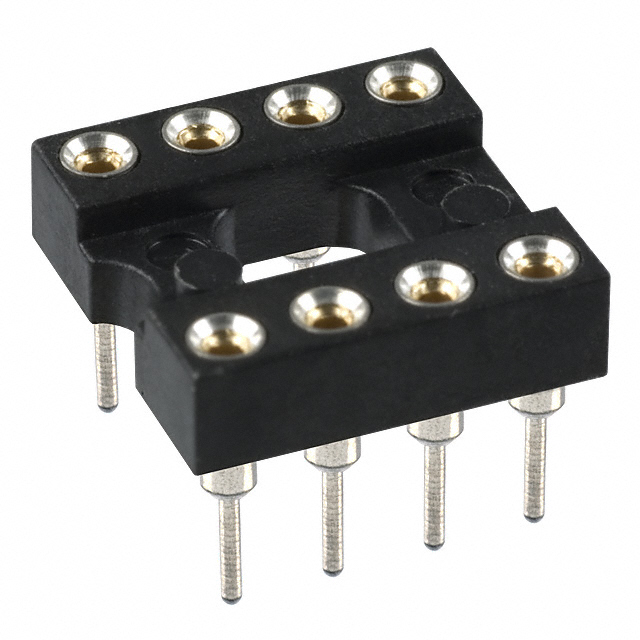 CONN IC DIP SOCKET 8POS GOLD