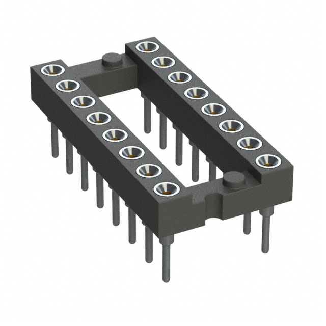 CONN IC DIP SOCKET 16POS GOLD