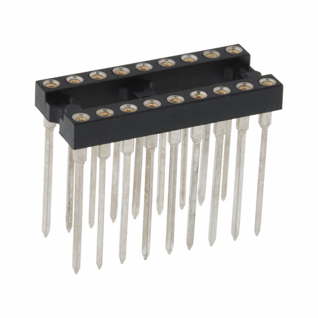 CONN IC DIP SOCKET 18POS GOLD
