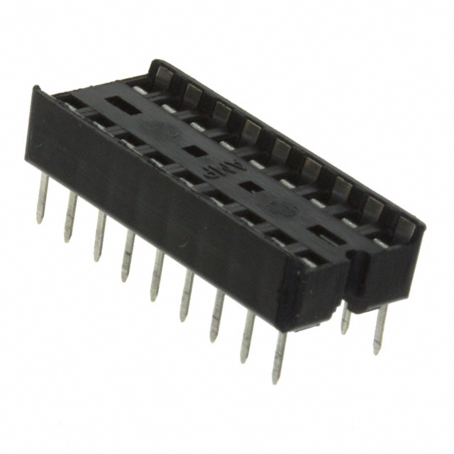 CONN IC DIP SOCKET 18POS GOLD