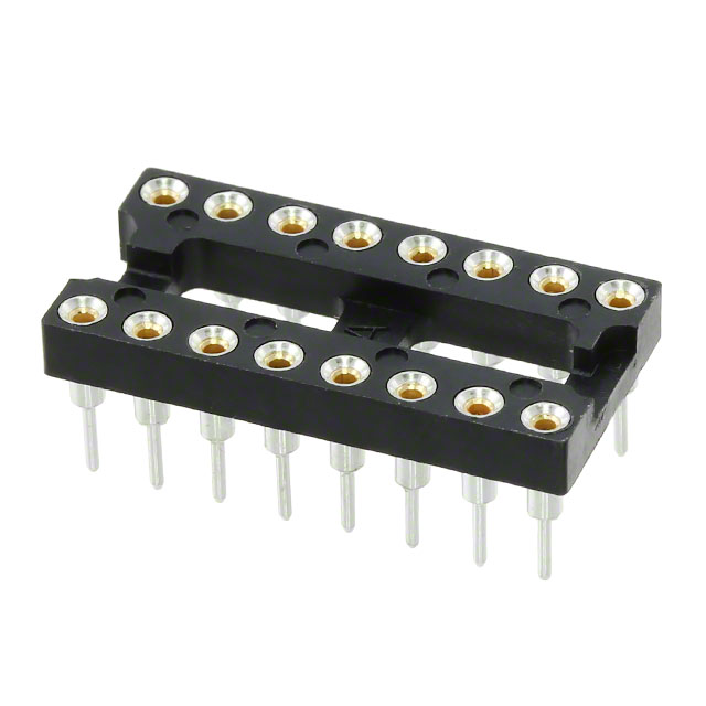 CONN IC DIP SOCKET 16POS GOLD
