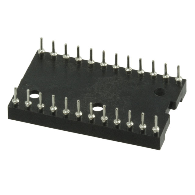 CONN IC DIP SOCKET 24POS GOLD