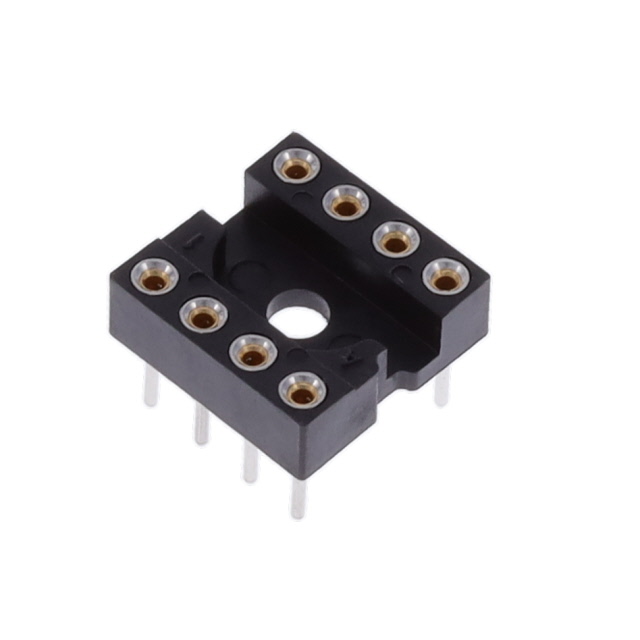 CONN IC DIP SOCKET 8POS GOLD