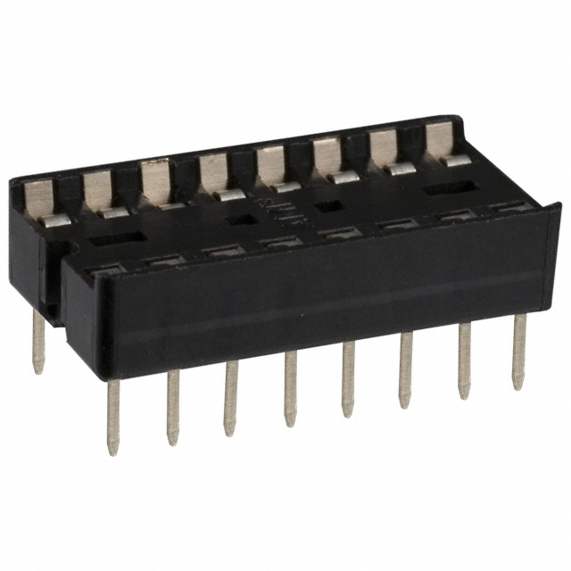 CONN IC DIP SOCKET 16POS GOLD