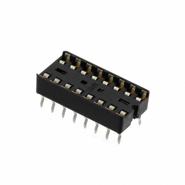 CONN IC DIP SOCKET 16POS GOLD