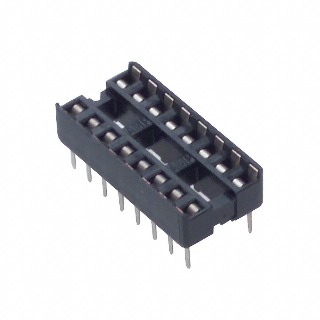 CONN IC DIP SOCKET 16POS GOLD